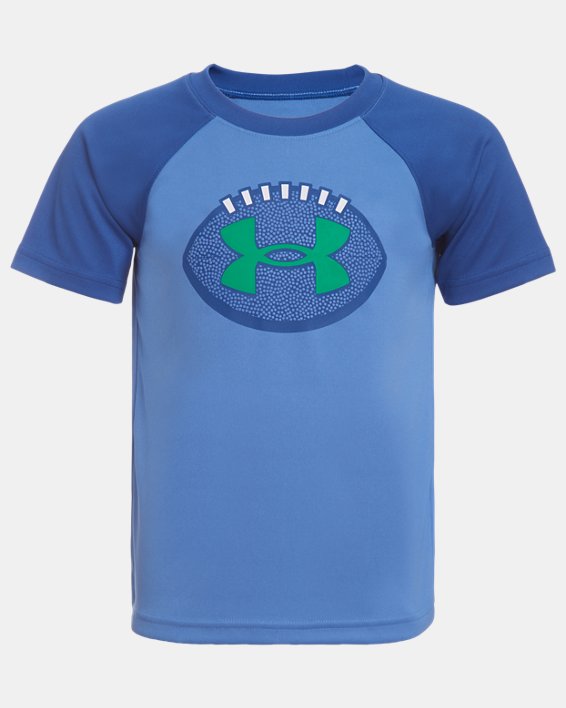 Boys Toddler UA Football T-Shirt, Blue, pdpMainDesktop image number 0